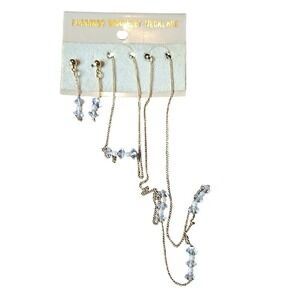 Earring,‎ Bracelet, and Necklace Set, New